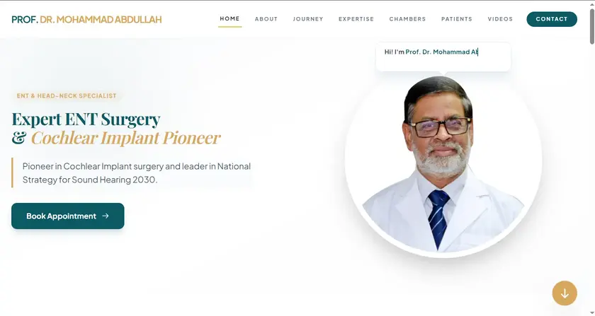 Dr. Mohammed Abdullah Portfolio